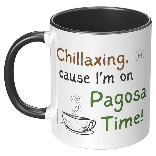 Chillaxing on Pagosa Time, 11oz Accent Mug Gift