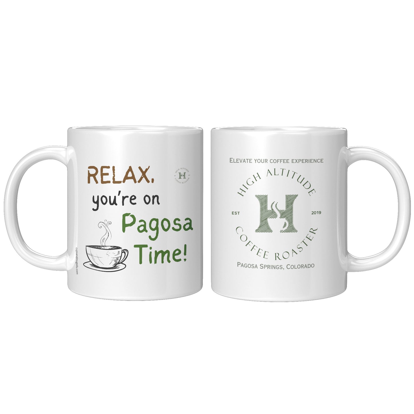 Pagosa Time, locals saying for Pagosa Springs, 11oz Accent Mug Gift
