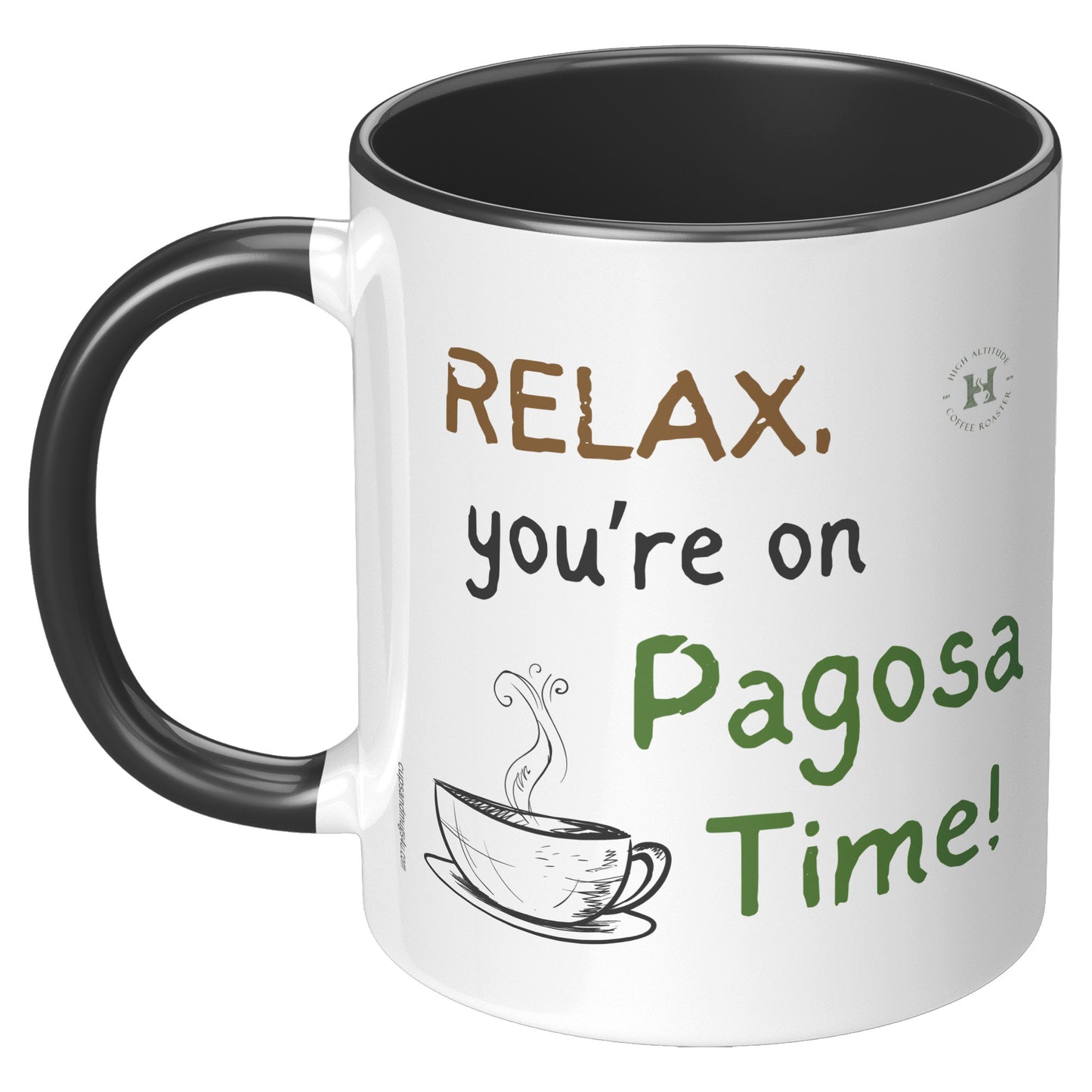 Pagosa Time, locals saying for Pagosa Springs, 11oz Accent Mug Gift